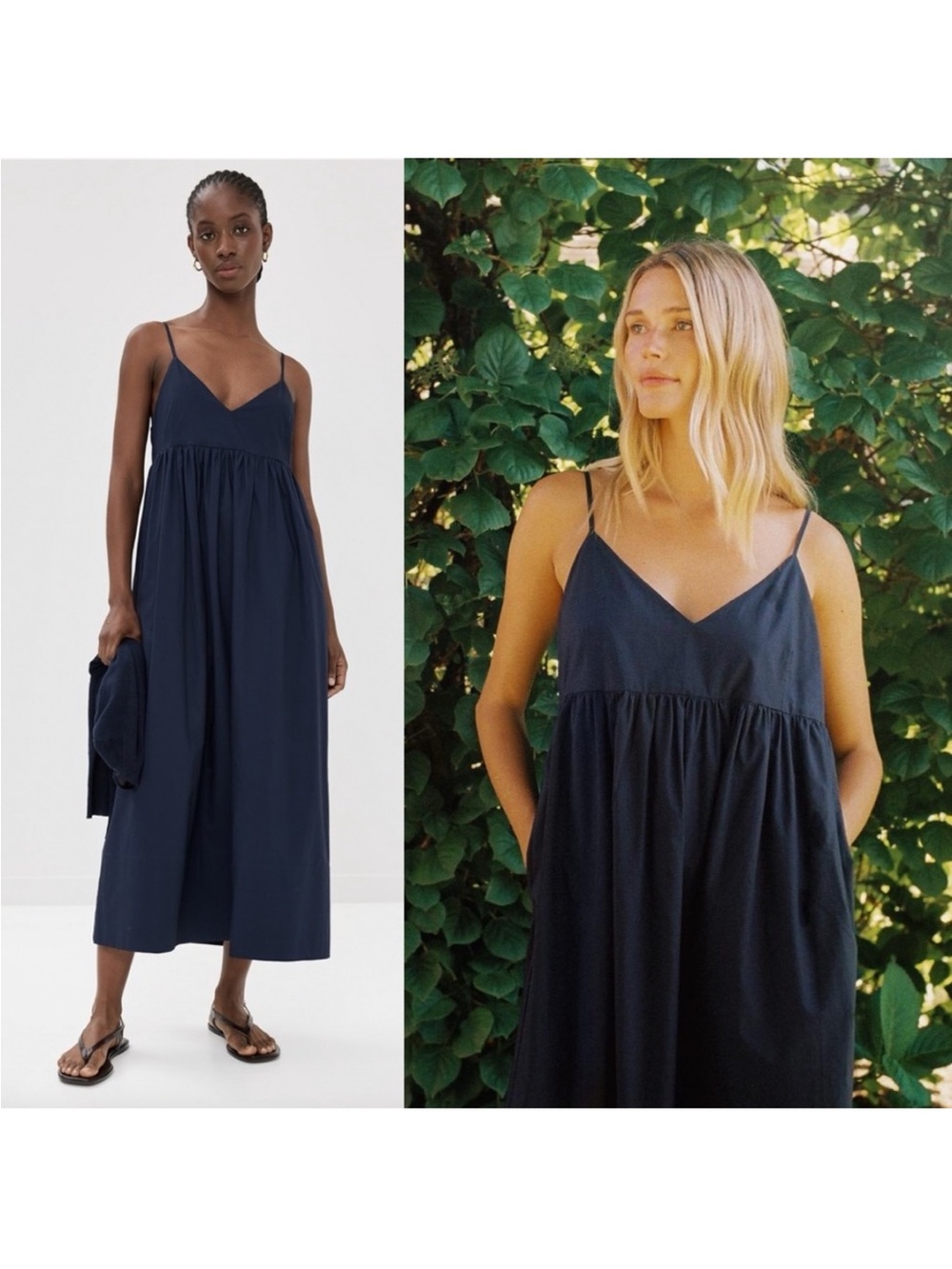 NWOT Jenni Kayne Cove Dress Navy S